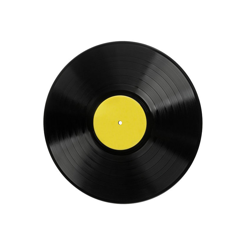 Vintage vinyl records set for audio digitization